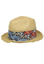 Trendy Strohhut mit breitem Hutband Trendy Strohhut mit breitem Hutband