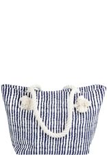 Stylische Strandtasche mit Streifen Muster Stylische Strandtasche mit Streifen Muster