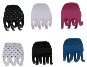 Bunte Haargreifer im 6er Set (groß) Bunte Haargreifer im 6er Set (groß)