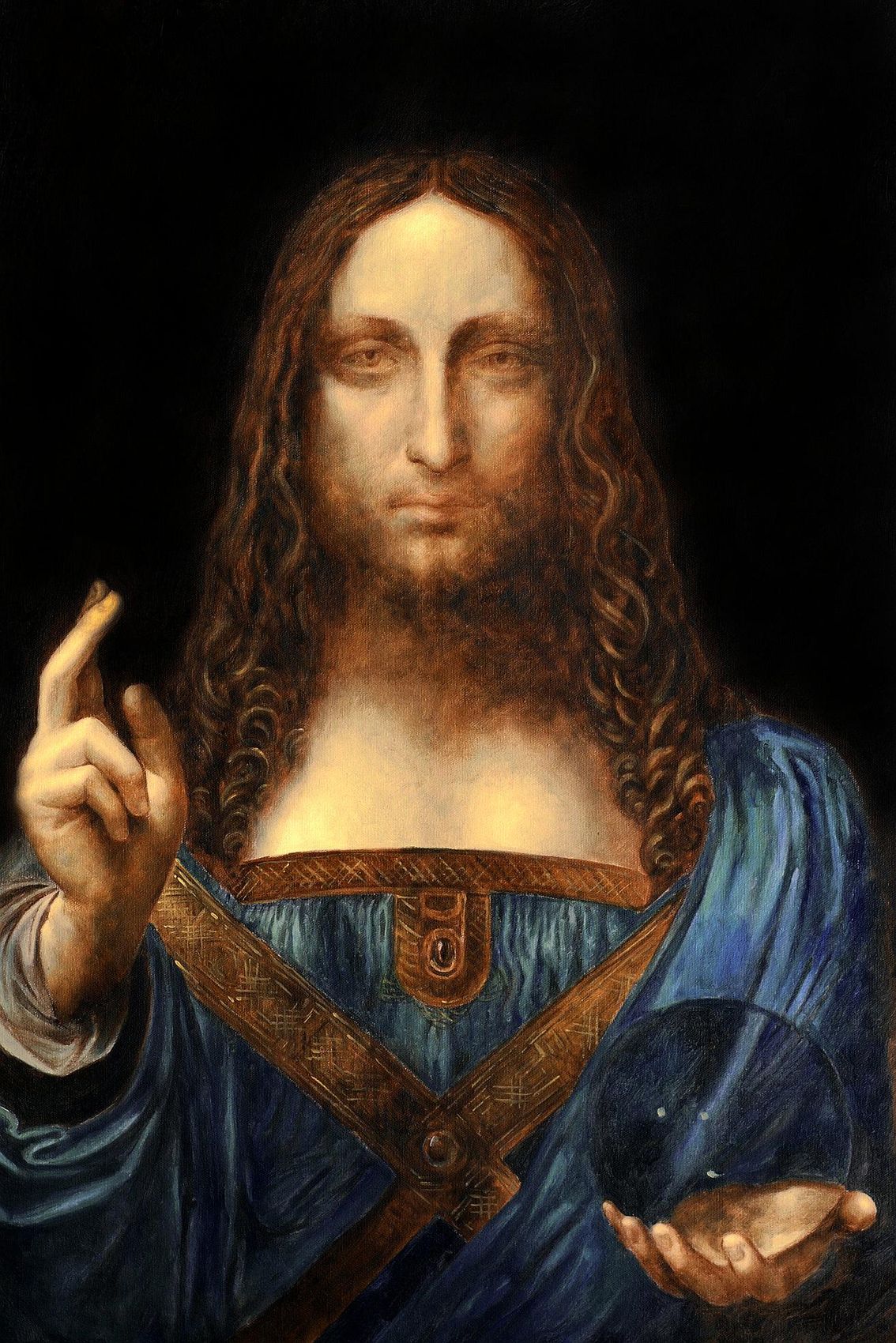 Leonardo da Vinci - Salvator Mundi 24x36 