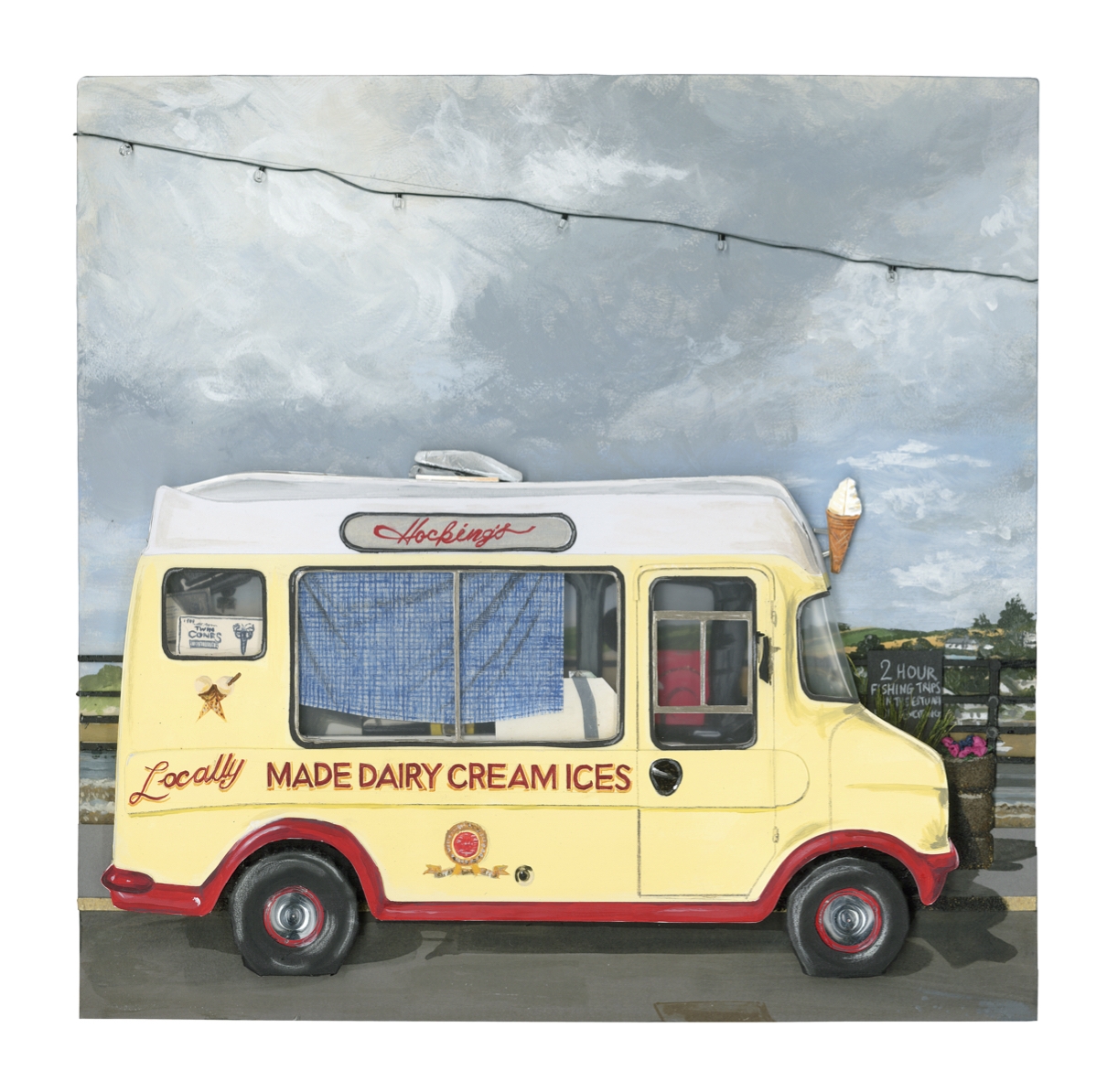 Hockings Ice Cream Van Limited Edition Print by Smith