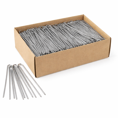 Efeunadeln 80  10 mm  2,5 kg Pack | Rundbogen, angespitzte Enden |  Drahtkrampen zur Befestigung
