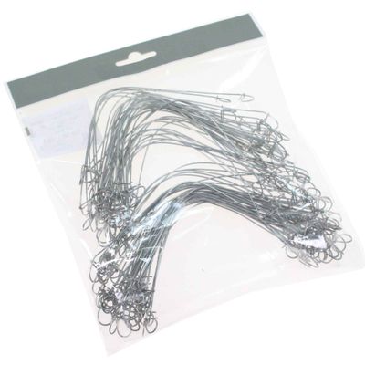 Rödeldraht DAJAVE 1000 Stück 1,4mm Grün - Betonbindedraht Mit Ösen Für Bau Und Garten Grüner Bindedraht 1,4mm