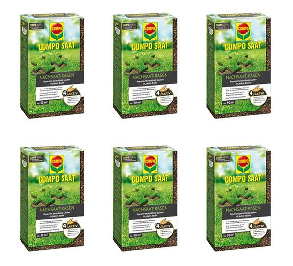 COMPO SAAT Nachsaat-Rasen 6 kg Lckenschluss Rasensaat | eBay.de