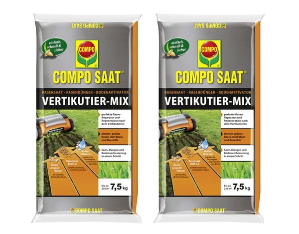 COMPO SAAT Vertikutier-Mix 15 kg Rasen vertikurieren Sen Dnger | eBay.de