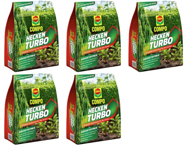 COMPO Heckenturbo 20 kg Hecken Dnger Bambus Buche Zedern Fichte
