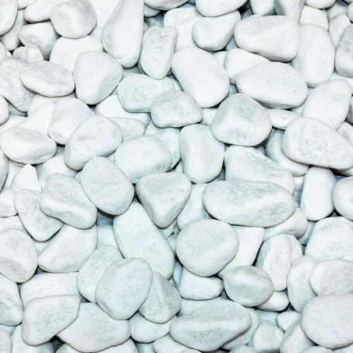 0,28€//1kg Hamann Marmorkies Carrara Weiss 12-16 mm 25 kg Sack Zierkies Kiesel