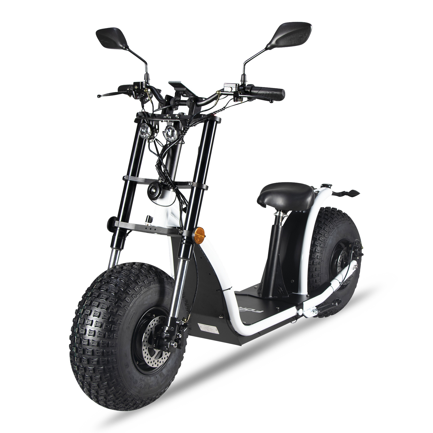 FORÇA KnuMo II Pro 3000W Fatwheel LowRider Scooter mit Doppelmotor 45