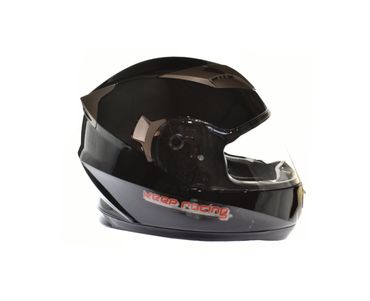 keep-racing® Motorsporthelm AIR, Karthelm, Größe XS - XL, schwarz, ECE / 22-05 2