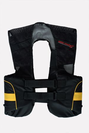 keep-racing® Rippenprotektor Absorber I, Rippenschutz, schwarz/gelb, XXS - 3XL 1