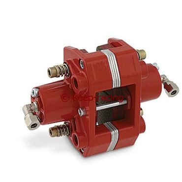 Kart Bremse Bremszange Bremssattel Bremszylinder incl. Bremsbacken CIK FIA, rot 1