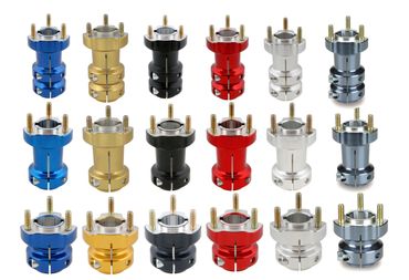 Kart Aluminium Radstern für 30mm Achse,L = 62mm 95mm 115mm für Kartachse hinten  1