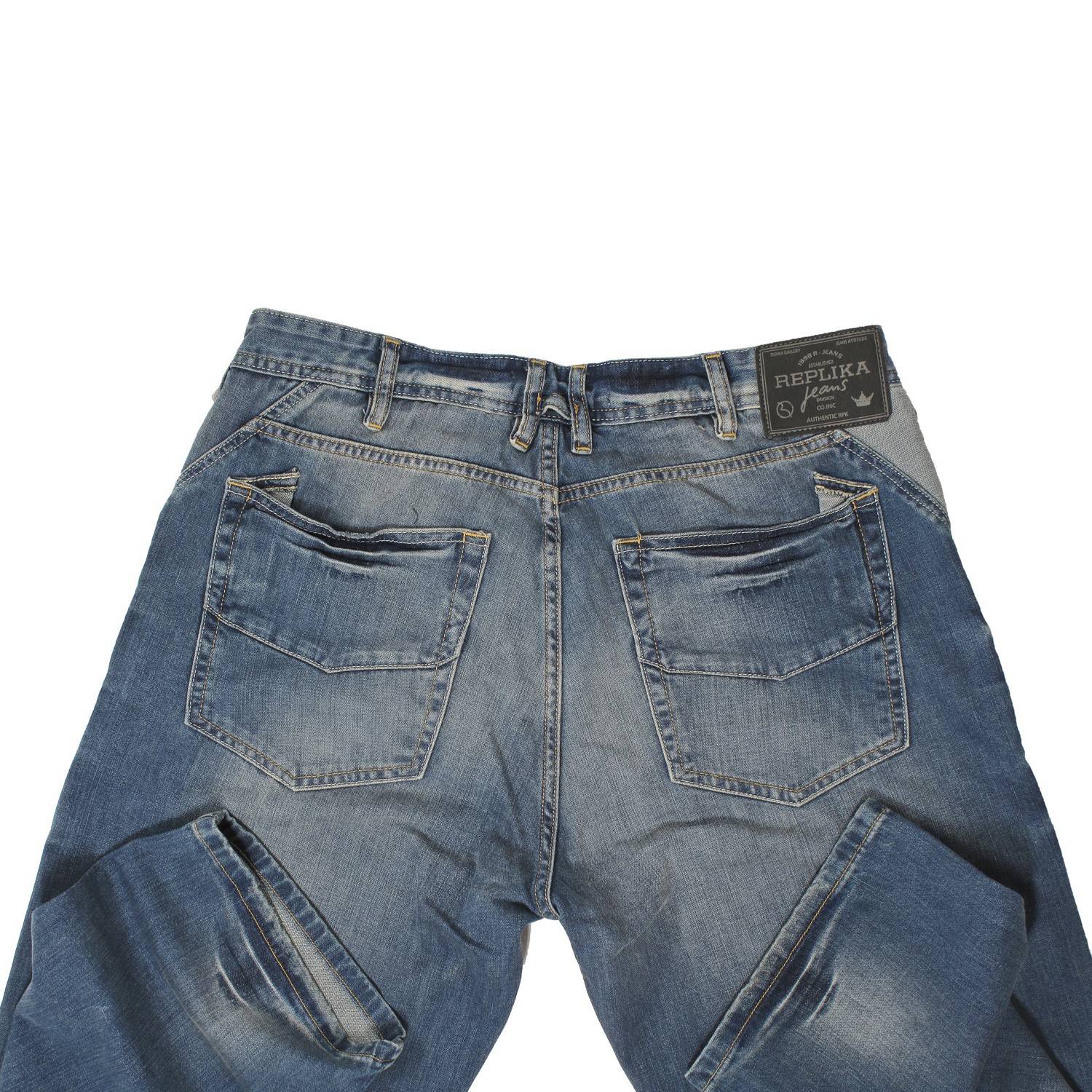 Blaue Jeans Hose von Replika Großen Größen 4034 Blaue Jeans Hose von Replika Großen Größen 4034
