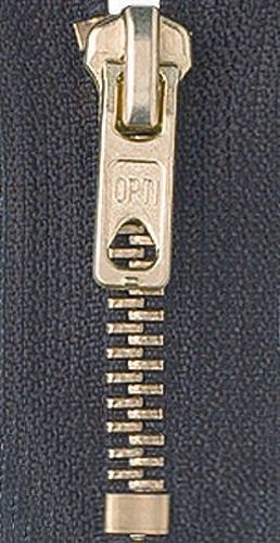Opti Reißverschluß "M 60" gold, nicht teilbar Opti Reißverschluß "M 60" gold, nicht teilbar