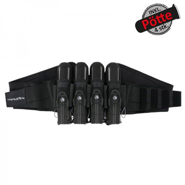DYE Jet Pack Paintball Battlepack 4+5 Pod, schwarz grau Paintball Shop & Paintball