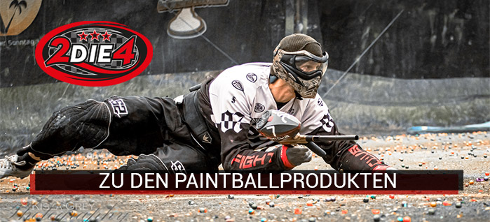 Liegender Paintballer