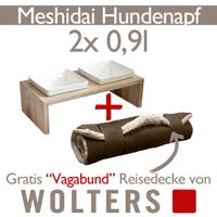 Wolters Replus Meshidai Futterstation Doppelnapf 2 x 0,9 L grau (schiefer) + Reisedecke Vagabund Wolters Replus Meshidai Futterstation Doppelnapf 2 x 0,9 L grau (schiefer) + Reisedecke Vagabund