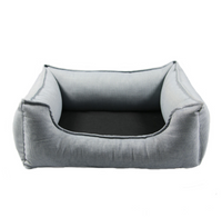 Wolters Dog Lounge Noble Stripes Hundekorb denim/granit Wolters Dog Lounge Noble Stripes Hundekorb denim/granit