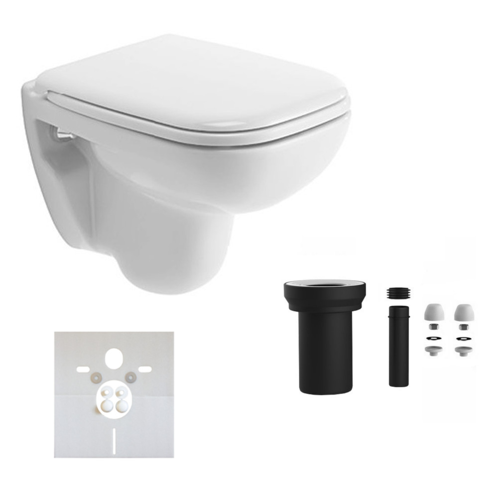 Duravit DCode Wand WC kurze Ausladung 48 cm optional WCSitz