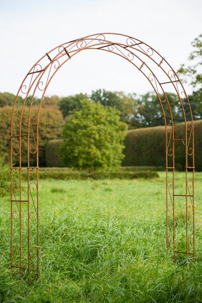 Rosenbogen "Rund" B 200cm Rost
