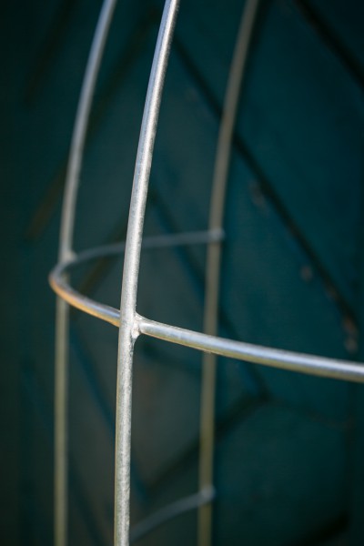 Halbrunde Rankhilfe Höhe 200 cm B 60cm Rankgerüst Rankgitter Metall