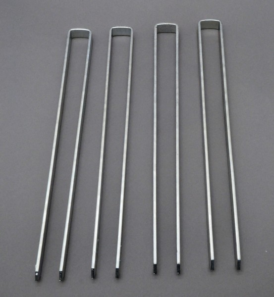 Sandiyago 4-tlg. Bodenanker Für Rosenbogen - U-förmige Erdanker 30cm Für Gartenbefestigung