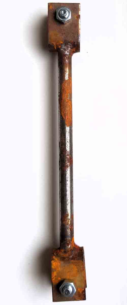 VERBINDER für Rankgitter, Rost 10mm