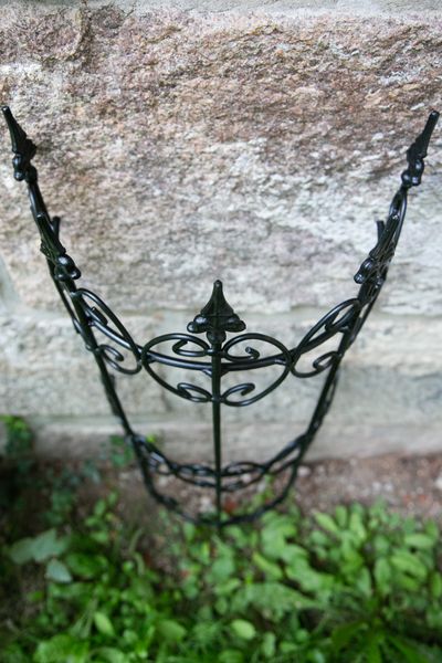 Rankgitter Metall schwarz, Paris klein