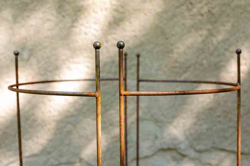 2er Set Staudenhalter Zono - gro - Rost