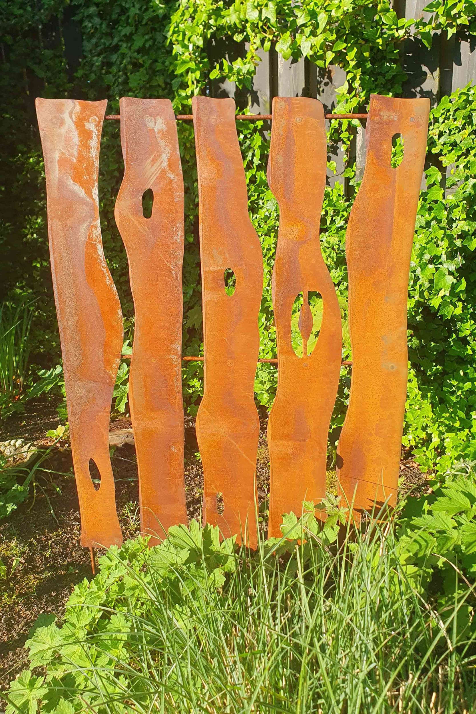 Rankgitter / Rankzaun Metall FEIERABEND, Rost