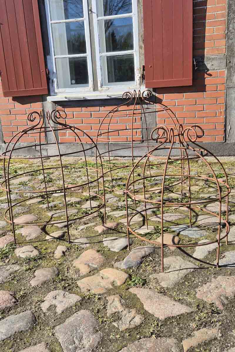 Rankhilfe aus Metall in Rost - Hubert
