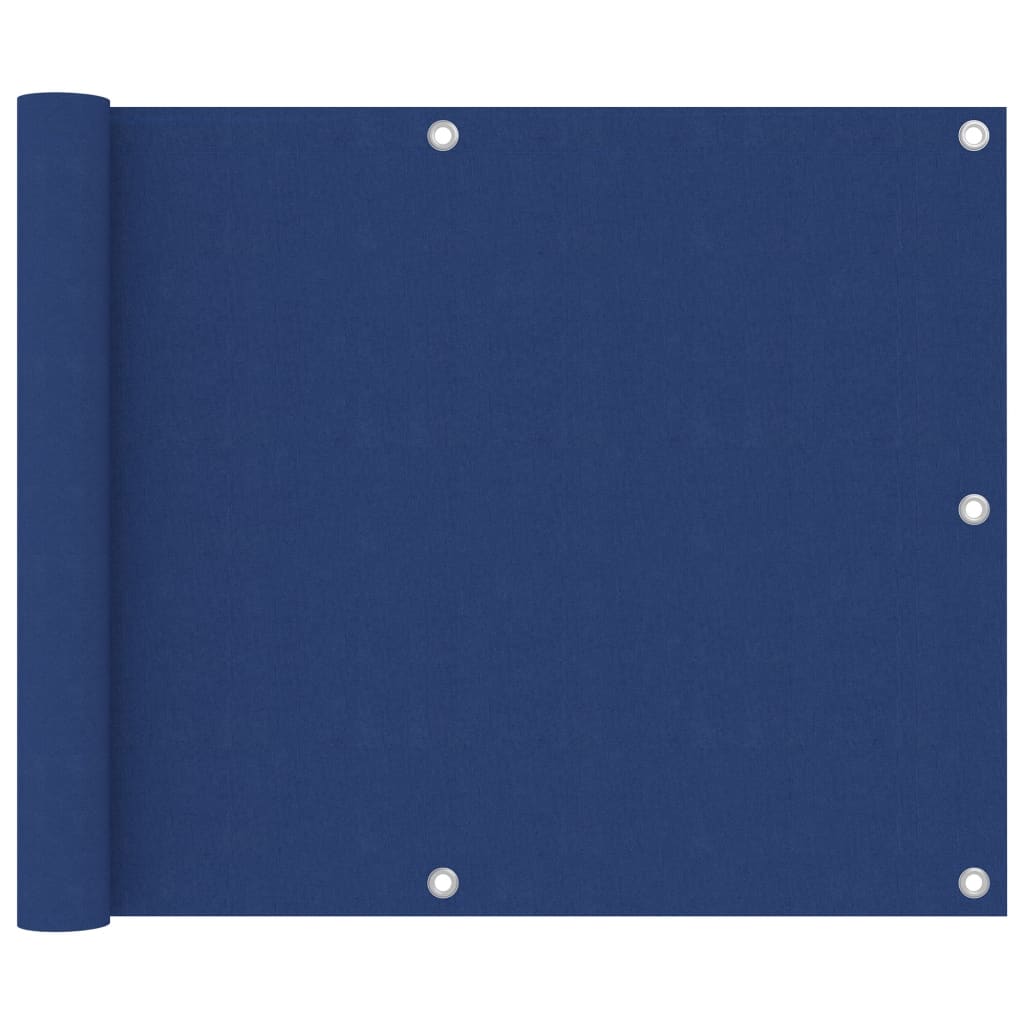 Balkon-Sichtschutz Blau 75x400 cm Oxford-Gewebe 128184