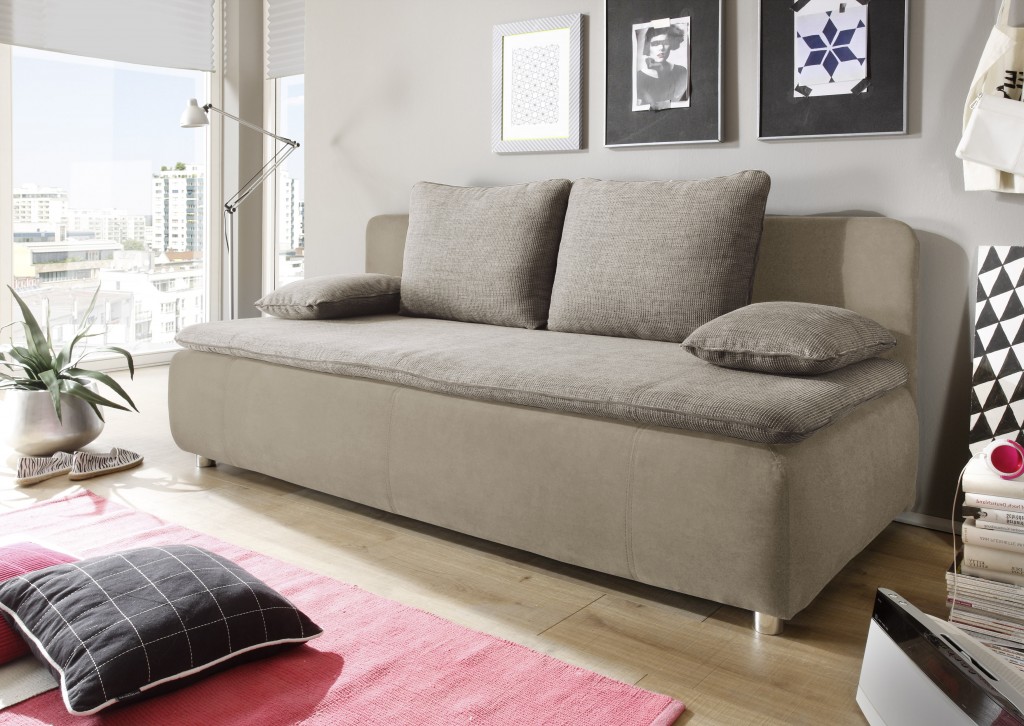 SONJA Schlafsofa Schlafcouch Sofa m. Schlaffunktion Couch Braun ... SONJA Schlafsofa Schlafcouch Sofa m. Schlaffunktion Couch Braun ...