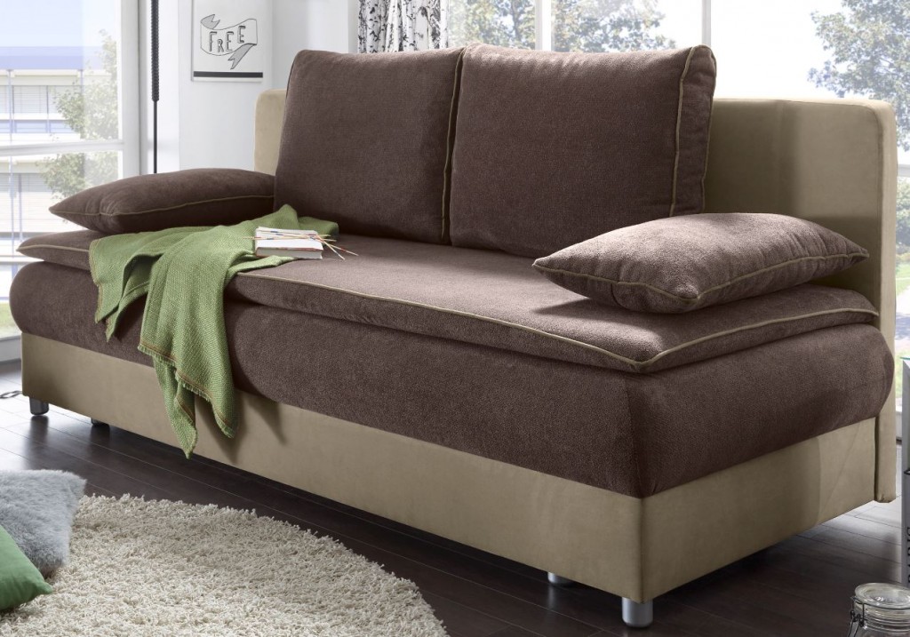 SVENJA Schlafsofa Schlafcouch Sofa m. Schlaffunktion Couch Beige ... SVENJA Schlafsofa Schlafcouch Sofa m. Schlaffunktion Couch Beige ...