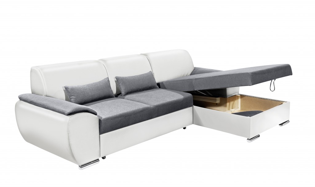 Antara Ecksofa Mit Schlaffunktion Couch Schlafsofa Sofa Weiss Anthrazit Gunstig Mobel Kuchen Buromobel Kaufen Froschkonig24