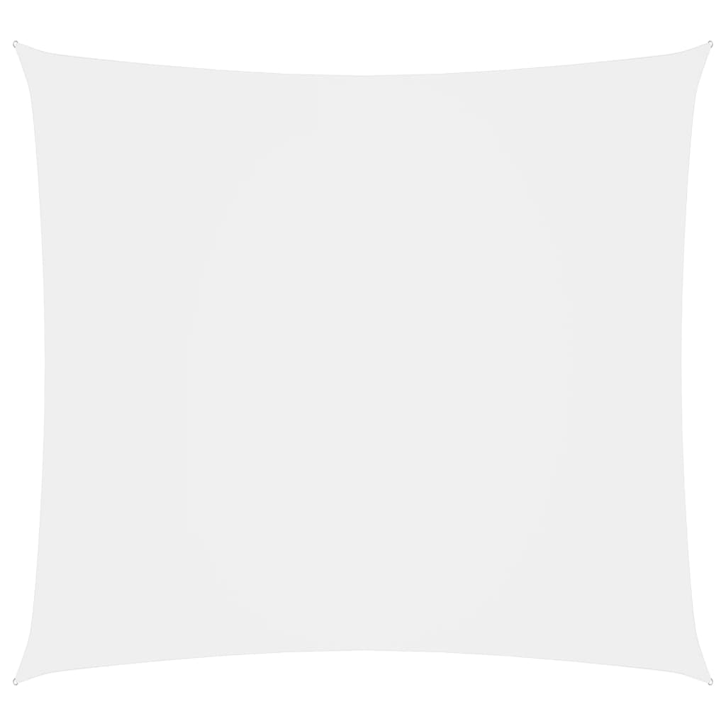 Sonnensegel Oxford-Gewebe Quadratisch 4,5x4,5 m Weiß 136108