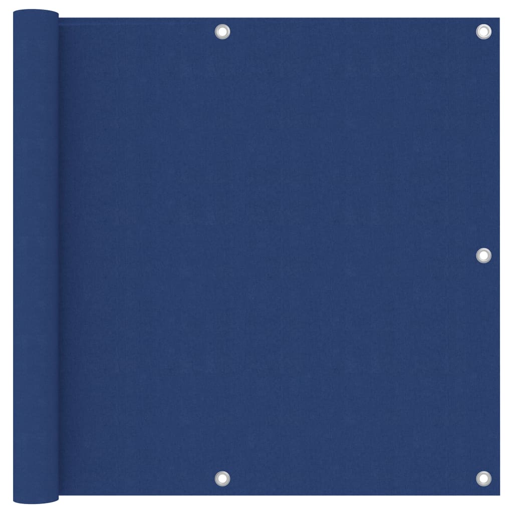 Balkon-Sichtschutz Blau 90x500 cm Oxford-Gewebe 136142