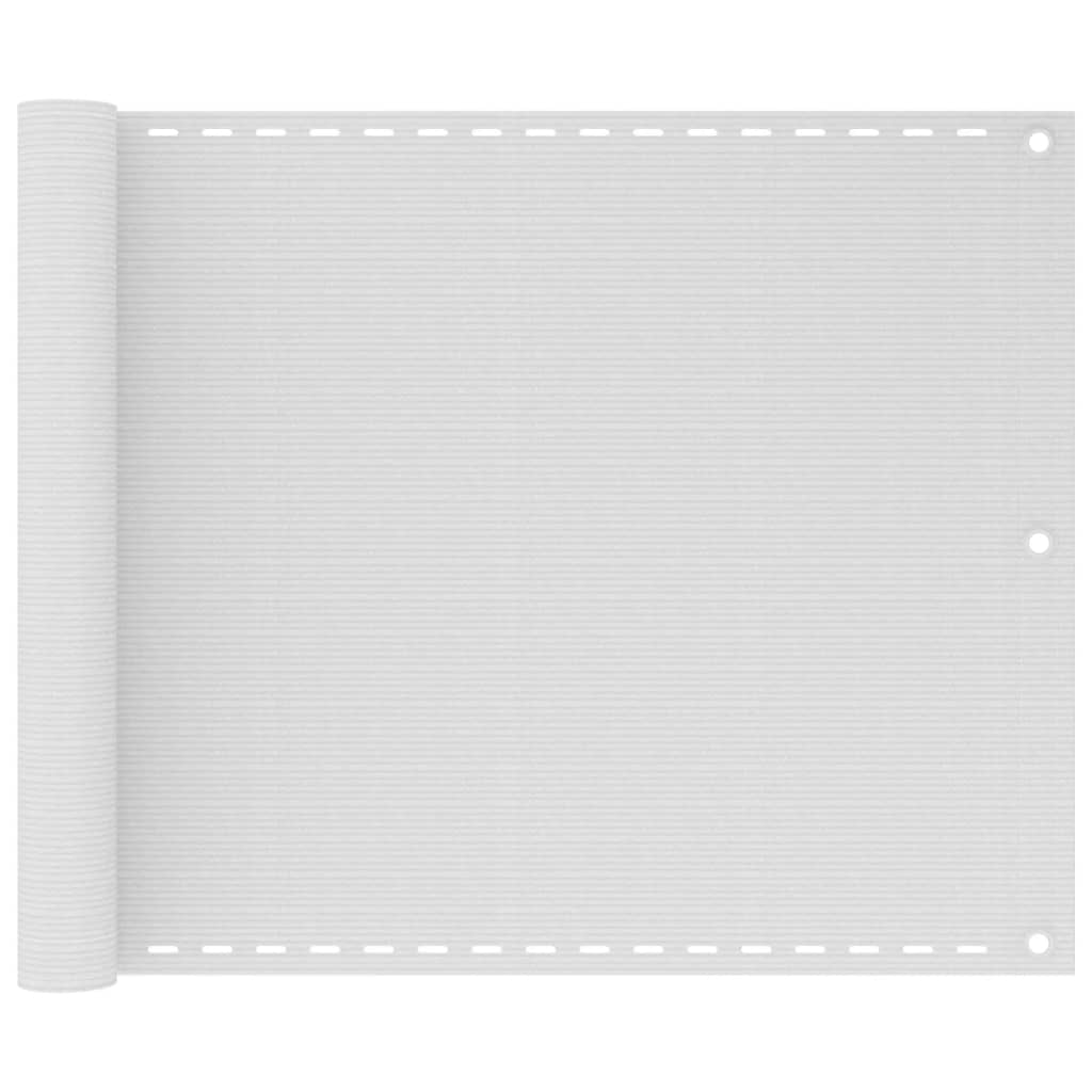 Balkonsichtschutz HDPE 75x600 cm weiß 137764