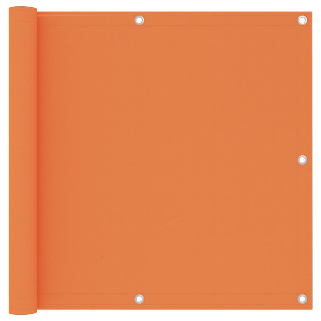 Balkon-Sichtschutz Orange 90x400 cm Oxford-Gewebe 141869