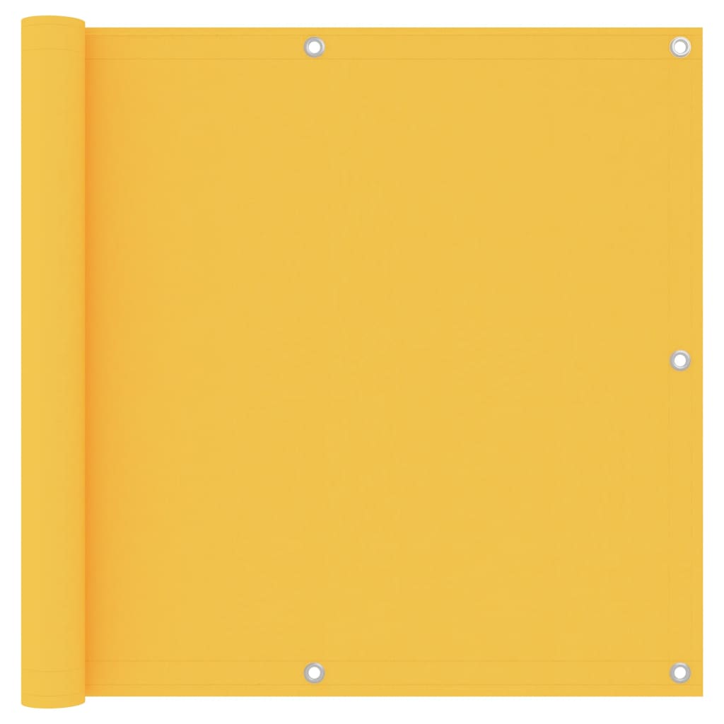 Balkon-Sichtschutz Gelb 90x300 cm Oxford-Gewebe 143654