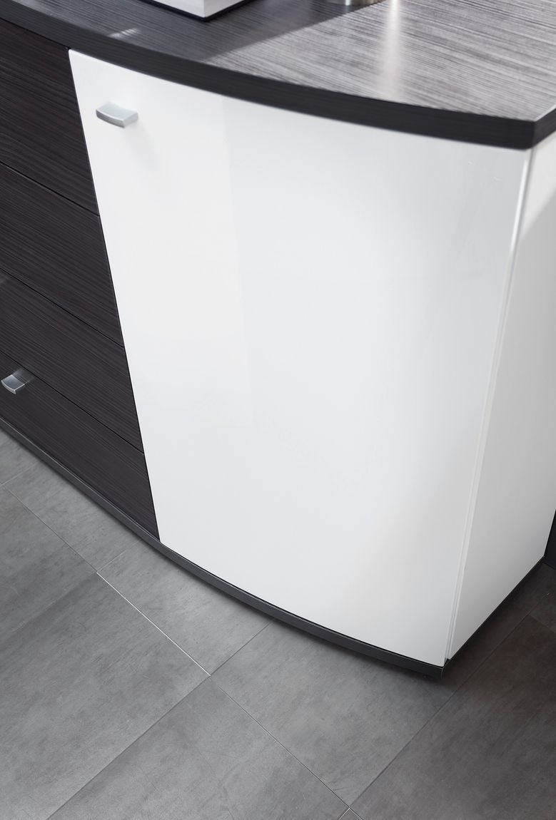 Bregenz 20 Sideboard Weiss Anthrazit Montiert Gunstig Mobel Kuchen Buromobel Kaufen Froschkonig24