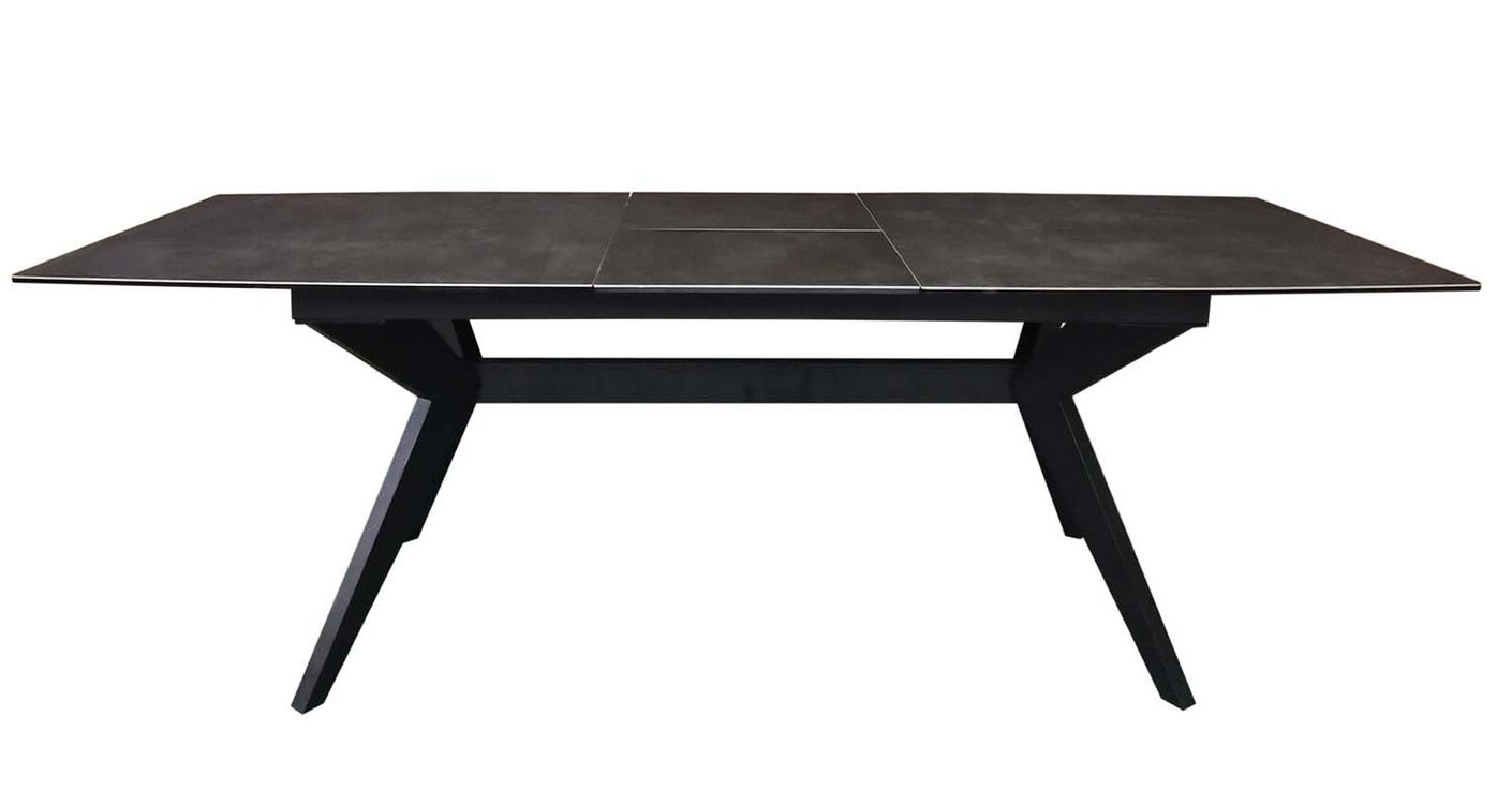 Esstisch 180 230x90 cm Keramik auf Sicherheitsglas, Anthrazit Esstisch 180 230x90 cm Keramik auf Sicherheitsglas, Anthrazit