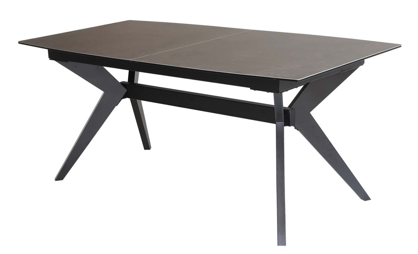 Esstisch 180 230x90 cm Keramik auf Sicherheitsglas, Anthrazit Esstisch 180 230x90 cm Keramik auf Sicherheitsglas, Anthrazit
