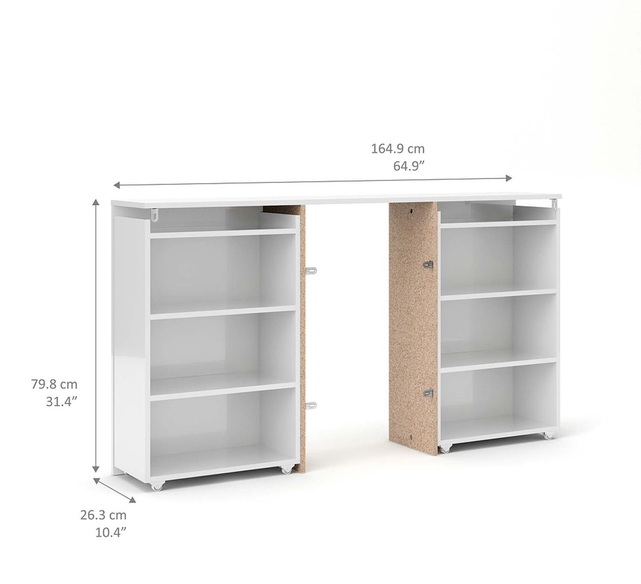 Kopfteil mit Aufbewahrungsmöglichkeit für 160x200 cm Bett | Günstig