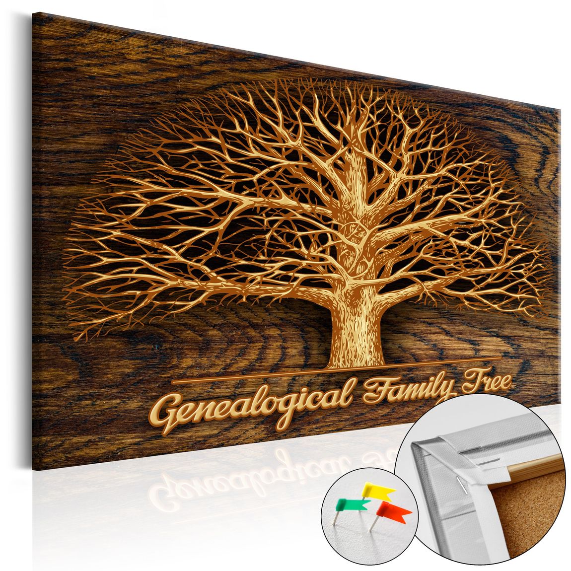 Korkbild - Family Tree [Corkboard]