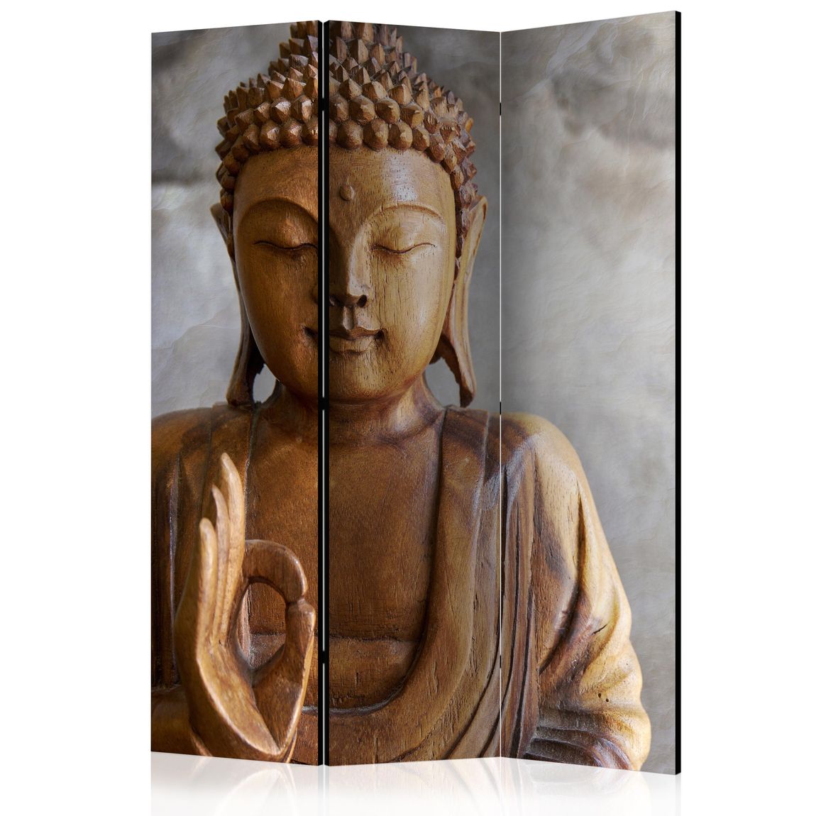 3-teiliges Paravent - Buddha [Room Dividers] 135x172 cm