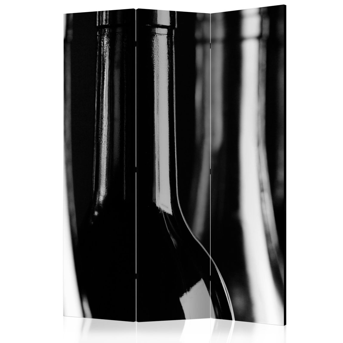 3-teiliges Paravent - Wine Bottles [Room Dividers] 135x172 cm