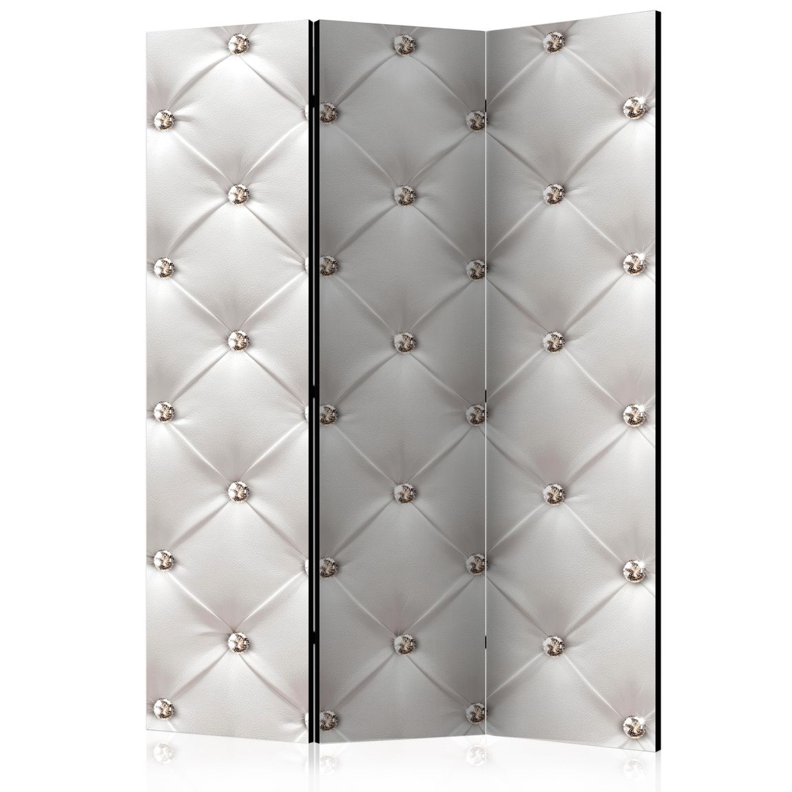 3-teiliges Paravent - White Elegance [Room Dividers] 135x172 cm