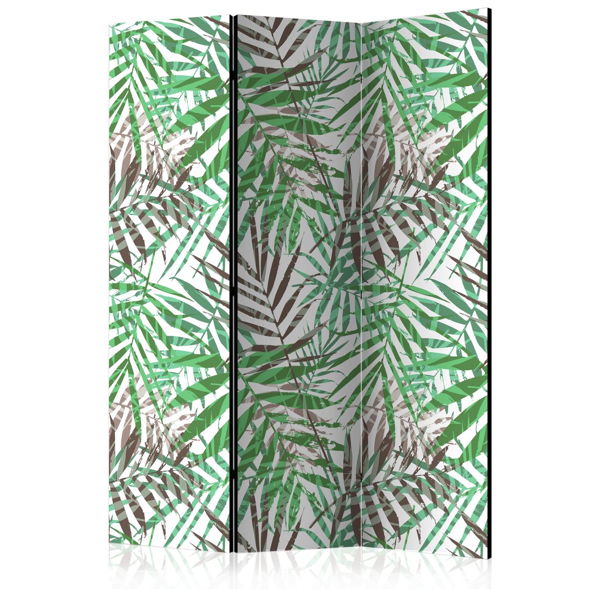 3-teiliges Paravent - Wild Leaves [Room Dividers] 135x172 cm