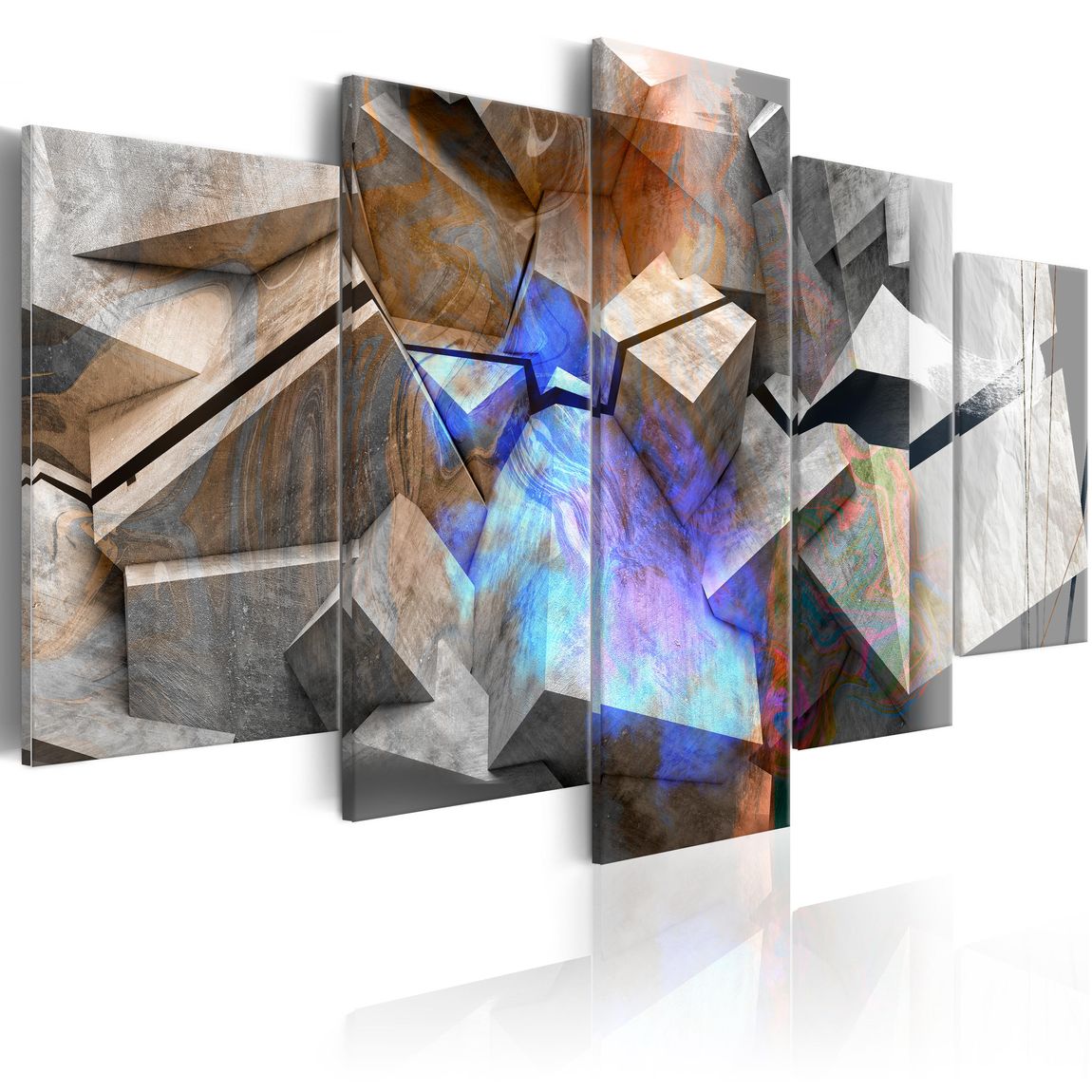 Wandbild - Abstract Cubes